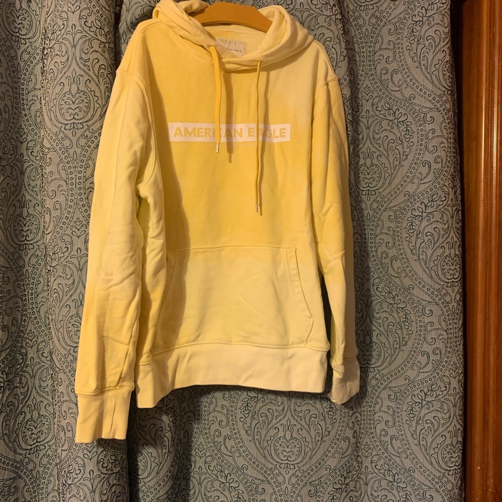 Patel yellow American eagle hoodie